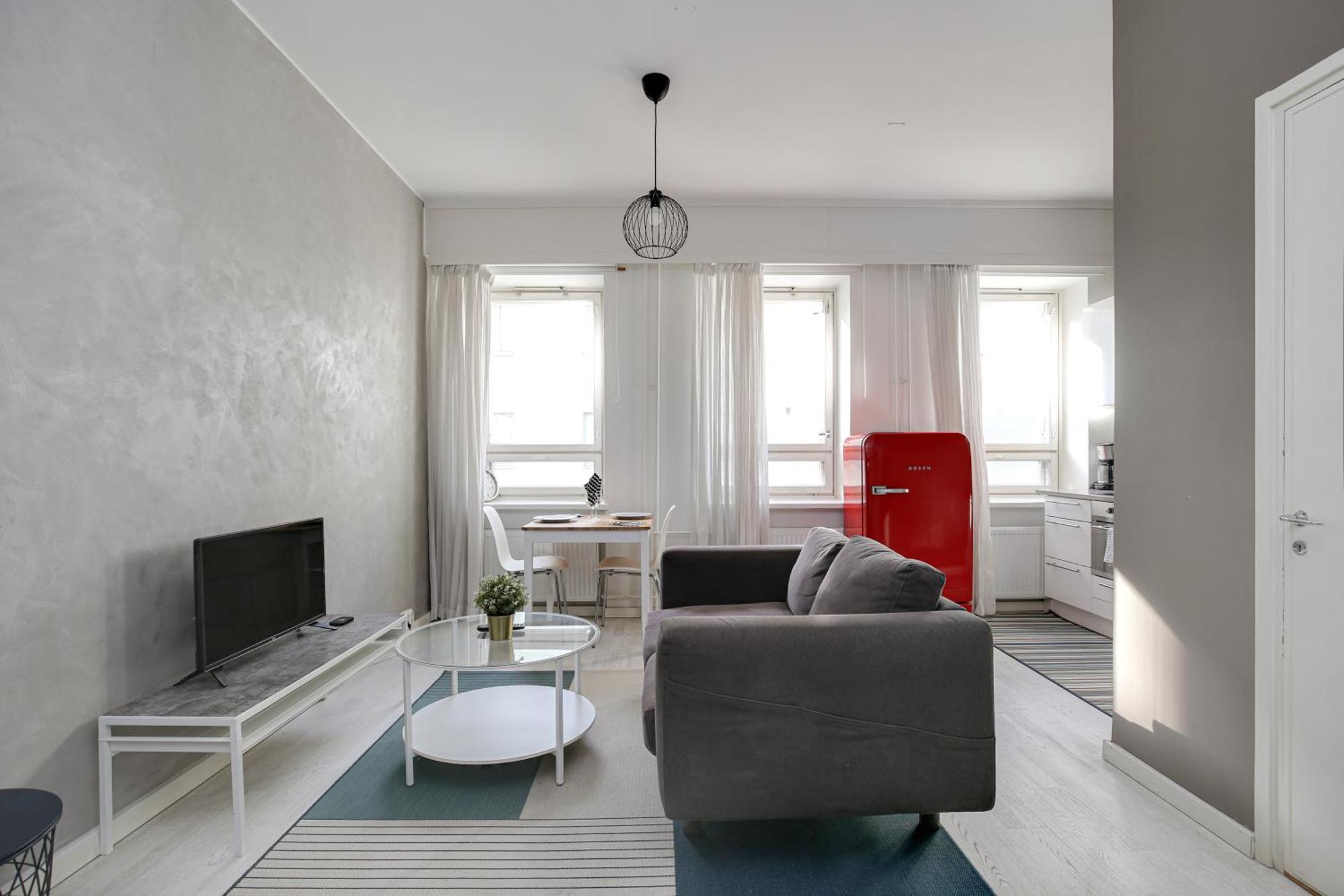 Kotimaailma Apartments Kamppi - Studio For 2 赫尔辛基 外观 照片
