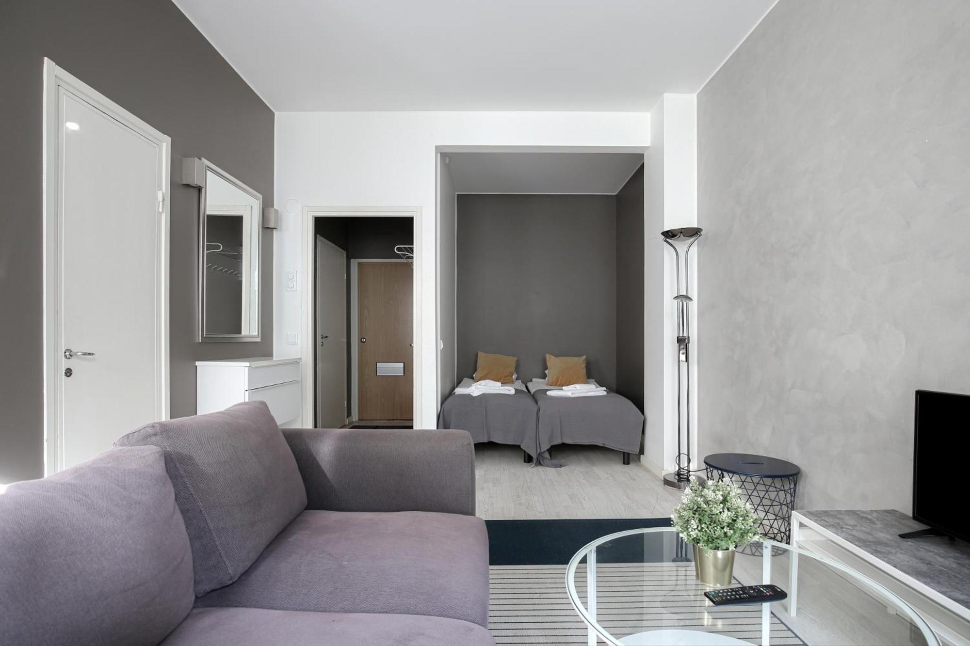 Kotimaailma Apartments Kamppi - Studio For 2 赫尔辛基 外观 照片